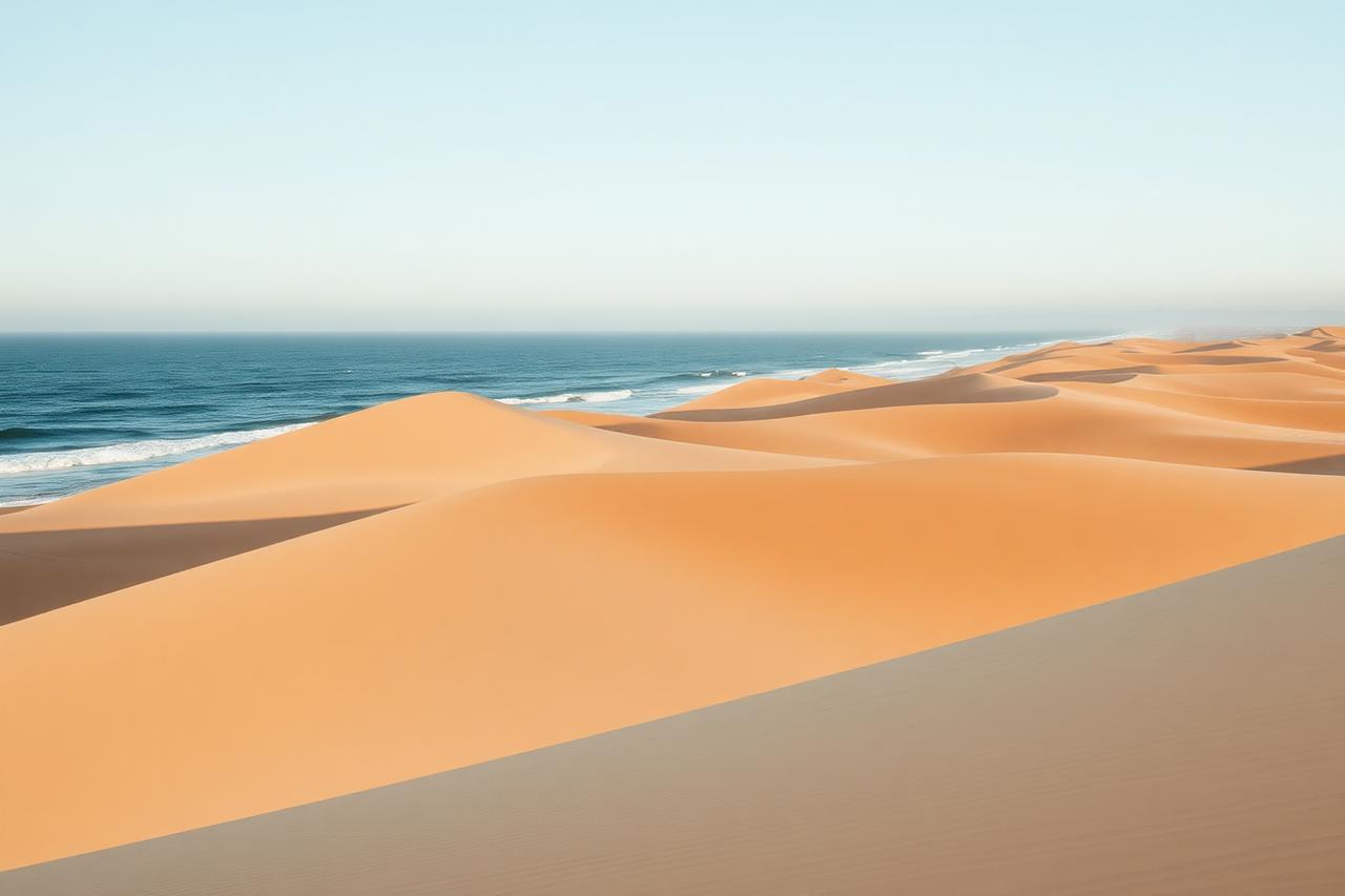 Klitlandskab og kyst på Gran Canaria